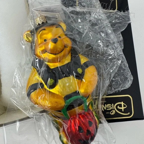 NIB Christopher Radko Winnie the Pooh Bumble Bee Halloween Ornament 1997 Disney - Picture 10 of 10